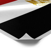 Ägypten - Rotes Meer - Flag Wave - Poster (Ecke)
