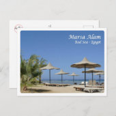 Ägypten - Rotes Meer - Marsa Alam - Postkarte (Vorne/Hinten)