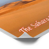 Ägypten - Rotes Meer - Wüste Sahara - Poster (Ecke)