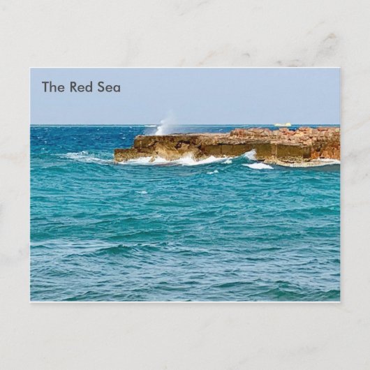 Ägypten Sicht auf das Rote Meer aus Ägypten Postkarte (Vorderseite)