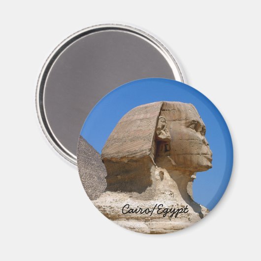 Ägypten, Sphinx, Kairo II (Magnet) Magnet (Vorderseite/Rückseite)