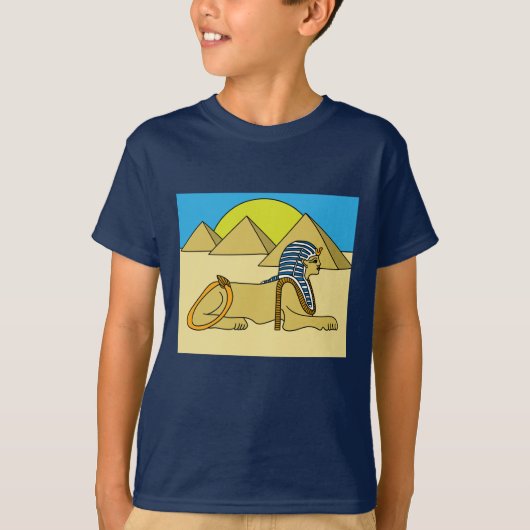 Ägypten Sphinx Pharaopyramides Zeitlos T-Shirt (Vorderseite)