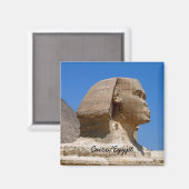 Ägypten & Sphinx, Pyramiden, antikes Kairomagnet Magnet (Vorderseite/Rückseite)