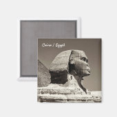 Ägypten & Sphinx, Pyramiden, antikes Kairomagnet Magnet (Vorderseite/Rückseite)