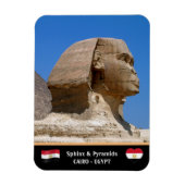 Ägypten, Sphinx & Pyramiden - Kairo (Unesco) Magnet (Vertikal)