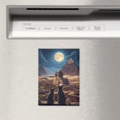 Ägypten Sphinx Pyramiden von Gizeh Katzen Magnet (In Situ (Geschirrspüler))