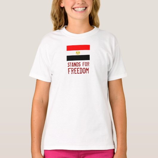 ÄGYPTEN: steht für Freiheit T-Shirt (Vorderseite)