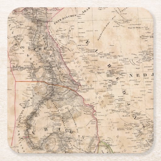 Ägypten, Sudan, Afrika 2 Rechteckiger Pappuntersetzer (Vorderseite)