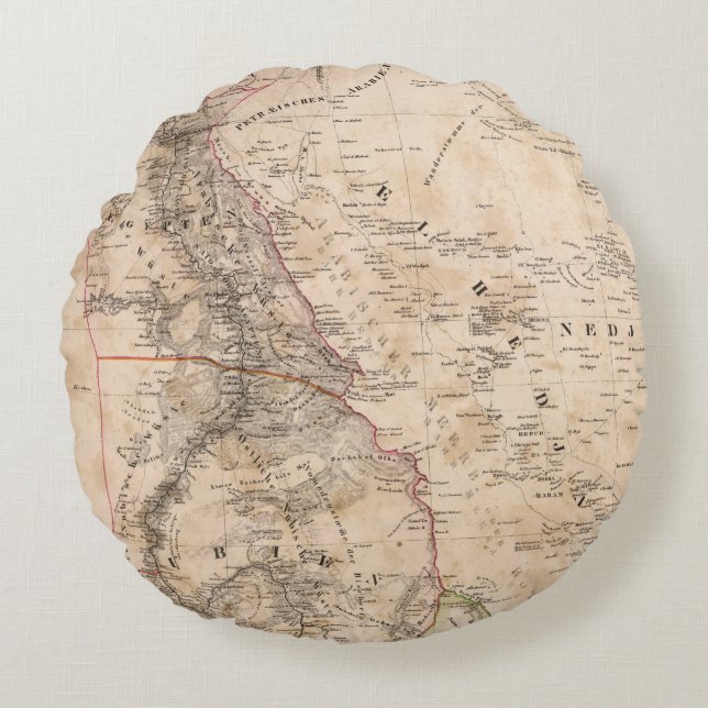 Ägypten, Sudan, Afrika 2 Rundes Kissen (Vorderseite)