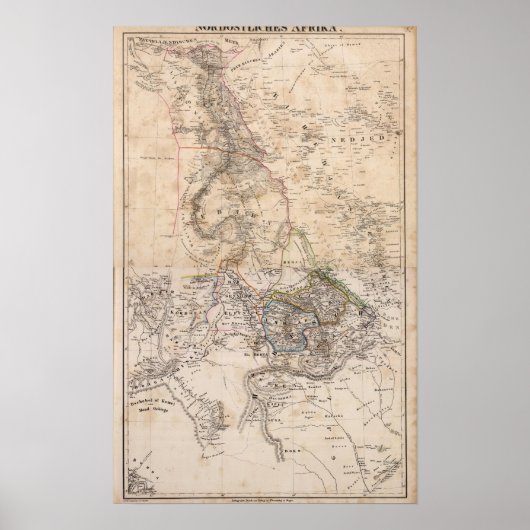 Ägypten, Sudan, Afrika Poster (Vorne)