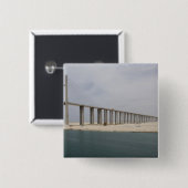 Ägypten, Suez Canal. Friedensbrücke aka Peace Button (Vorne & Hinten)