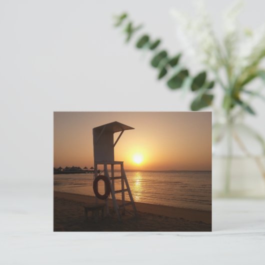 Ägypten Sunset Postkarte (Stehend Vorderseite)