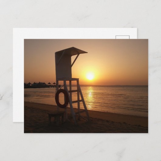 Ägypten Sunset Postkarte (Vorne/Hinten)