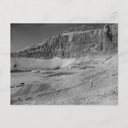 Ägypten. Tempel von Deir El Bahre um 1936 Postkarte (Vorderseite)