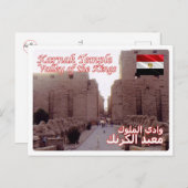 Ägypten - Tempel von Karnak - Postkarte (Vorne/Hinten)