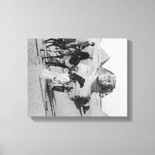 Ägypten Touristen reisen den Nil, Sphix Leinwanddruck (Vorderseite)