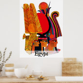 Ägypten, Traditionelle Kunst, Vintage Travel Poster (Küche)