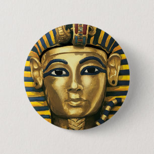 Ägypten - Tutankhamun Button