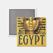 Ägypten - Tutankhamun Magnet (Vorderseite/Rückseite)