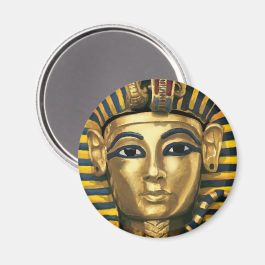 Ägypten - Tutankhamun Magnet (Vorderseite/Rückseite)