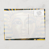Ägypten - Tutankhamun Postkarte (Rückseite)