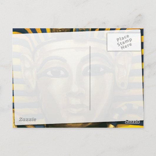 Ägypten - Tutankhamun Postkarte (Rückseite)
