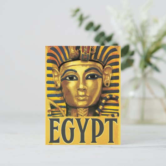 Ägypten - Tutankhamun Postkarte (Stehend Vorderseite)