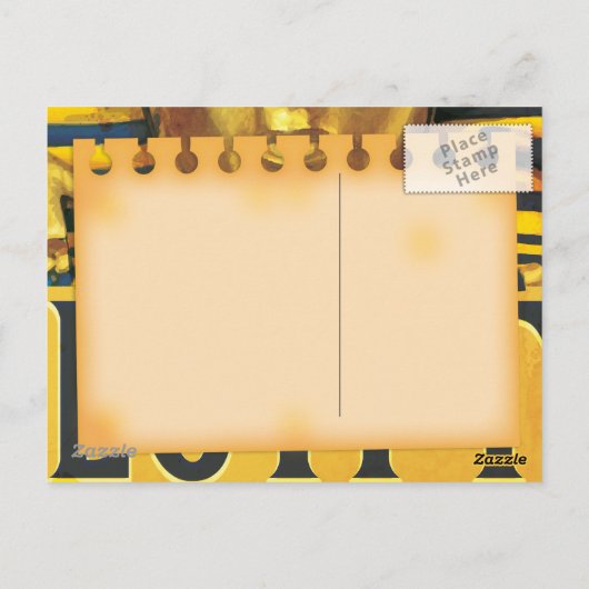 Ägypten - Tutankhamun Postkarte (Rückseite)