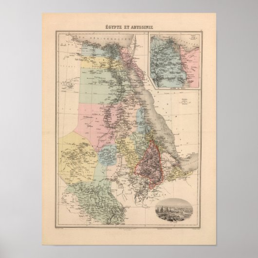 Ägypten und Abessinien Poster (Vorne)