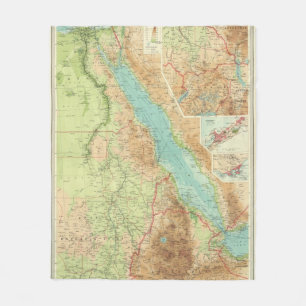 Ägypten und der Nil Fleecedecke