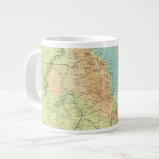 Ägypten und der Nil Jumbo-Tasse (Vorderseite Links)