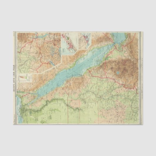 Ägypten und der Nil Seidenpapier (Vorderseite)