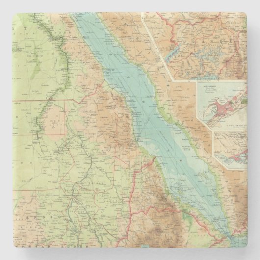 Ägypten und der Nil Steinuntersetzer (Vorderseite)