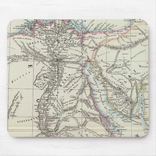 Ägypten und Saudi-Arabien Mousepad (Vorne)