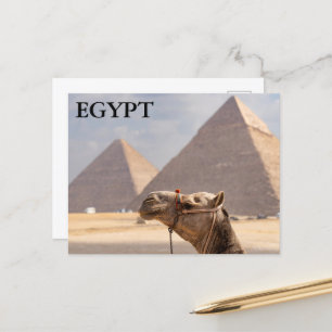 Ägypten Vintage Flugreise-Werbung Postkarte