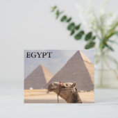 Ägypten Vintage Flugreisewerbung Postkarte (Stehend Vorderseite)