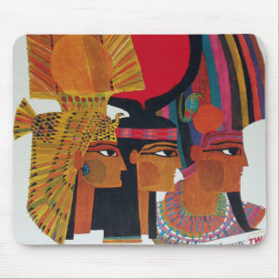 Ägypten Vintage Luftreise Alte Kultur Tourismus Mousepad