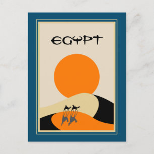 Ägypten Vintage-Reise Postkarte