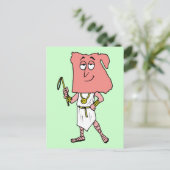 Ägypten Vintage Reise Souvenir Karikatur Postkarte (Stehend Vorderseite)