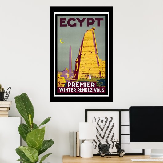 Ägypten Vintage Travel Poster (Heimbüro)