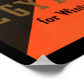 Ägypten Vintage Travel Poster (Ecke)