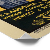 Ägypten Vintage Travel Poster 1928 (Ecke)