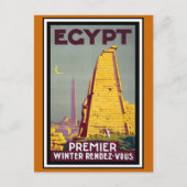 Ägypten Vintage Travel Postkarte (Vorderseite)