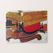 Ägypten Vintager Luftverkehr Antiker Tourismus Puzzle (Horizontal)