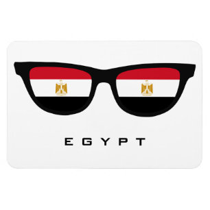 Ägypten weist benutzerdefinierten Text- und Farbma Magnet