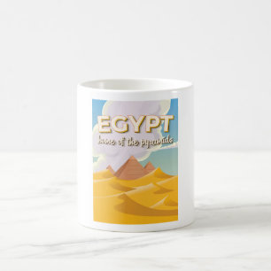 Ägypten - Zuhause des Reiseplakats der Pyramiden Kaffeetasse