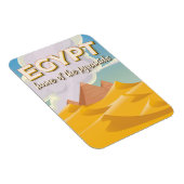 Ägypten - Zuhause des Reiseplakats der Pyramiden Magnet (Rechte Seite)