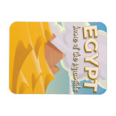 Ägypten - Zuhause des Reiseplakats der Pyramiden Magnet (Horizontal)