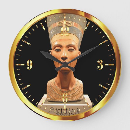 Ägyptens Nefertiti-Mauer-Uhr blockieren Große Wanduhr (Vorderseite)