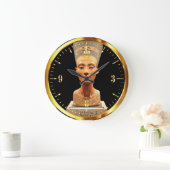 Ägyptens Nefertiti-Mauer-Uhr blockieren Große Wanduhr (Zuhause)